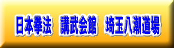 日本拳法　武道　空手　格闘技　総合格闘技　少林寺拳法　日本拳法先生　武道師範　日本拳法師範　柔道　合気道　日本拳法講武会館大学校　講武会館日本拳法学校